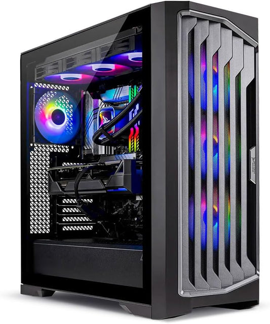 Skytech Legacy 4 Gaming PC Desktop, Ryzen 9 9950X3D 4.3 GHz (5.7GHz Turbo), NVIDIA RTX 5090 32GB, X870 Board, 4TB Gen4 NVMe SSD, 64GB DDR5 RAM 6000 RGB, 1200W Gold ATX 3 PSU, Wi-Fi, Win 11